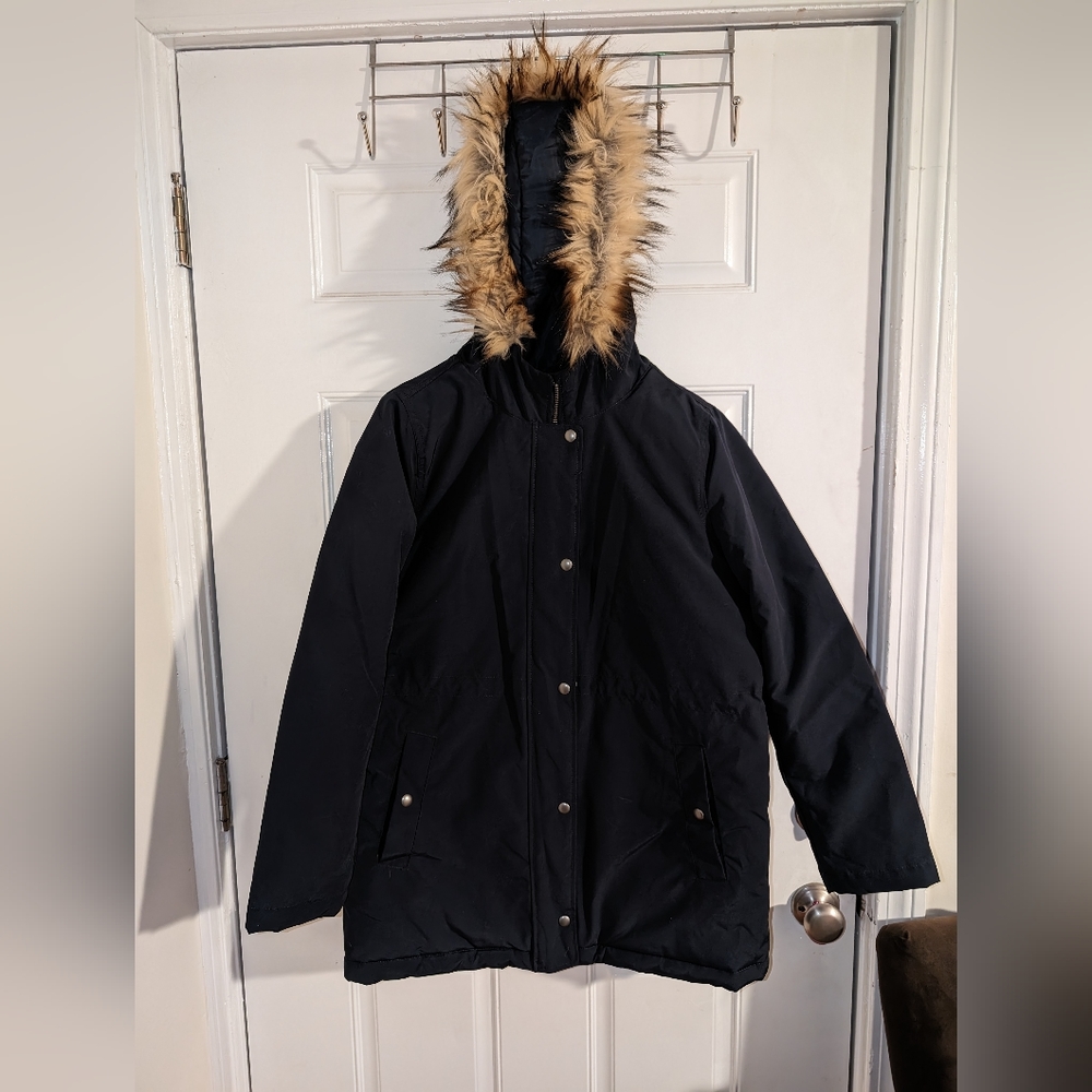 JCrew zip up winter jacket Medium